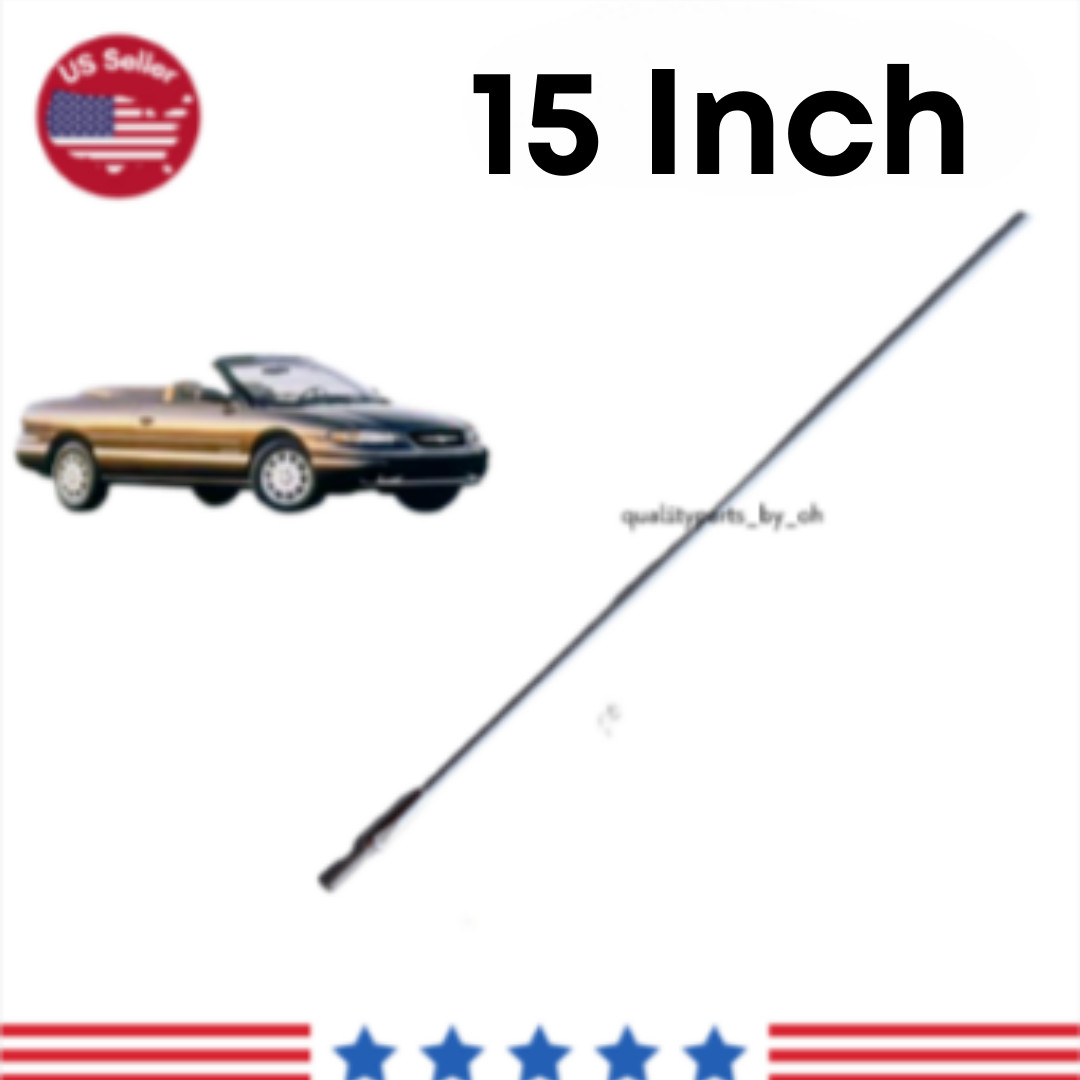 15″ Black Antenna Mast Replacement AM/FM for Chrysler Sebring 1996-2000