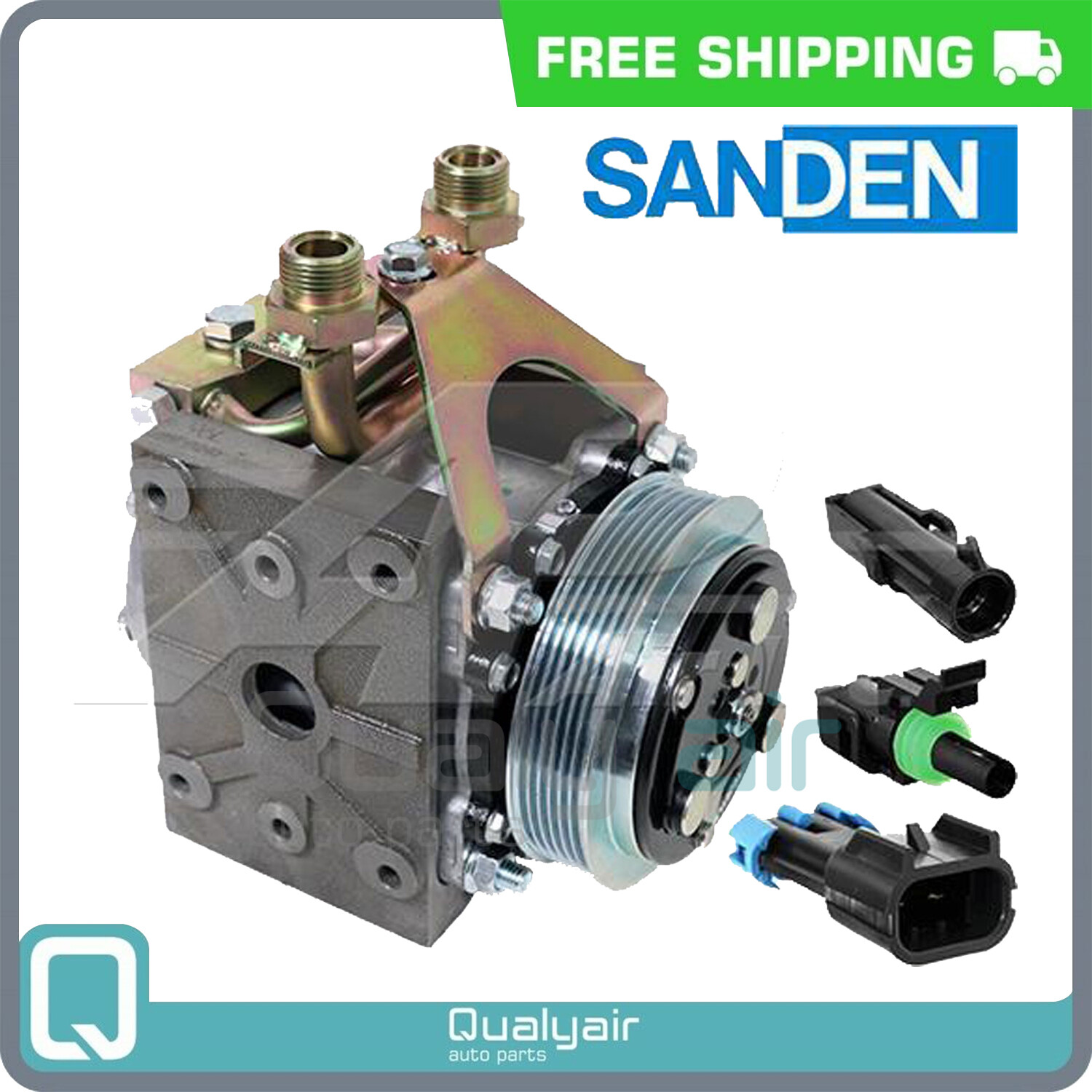 York to Sanden 6 Groove Short Body, Applications 2.30C, 2.60F Gauge Line