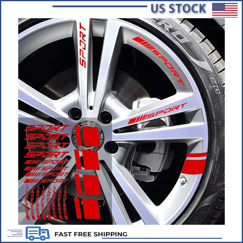 Reflective Vinyl Car Decals, Waterproof Sunproof, High Visibility Safe Color: Re