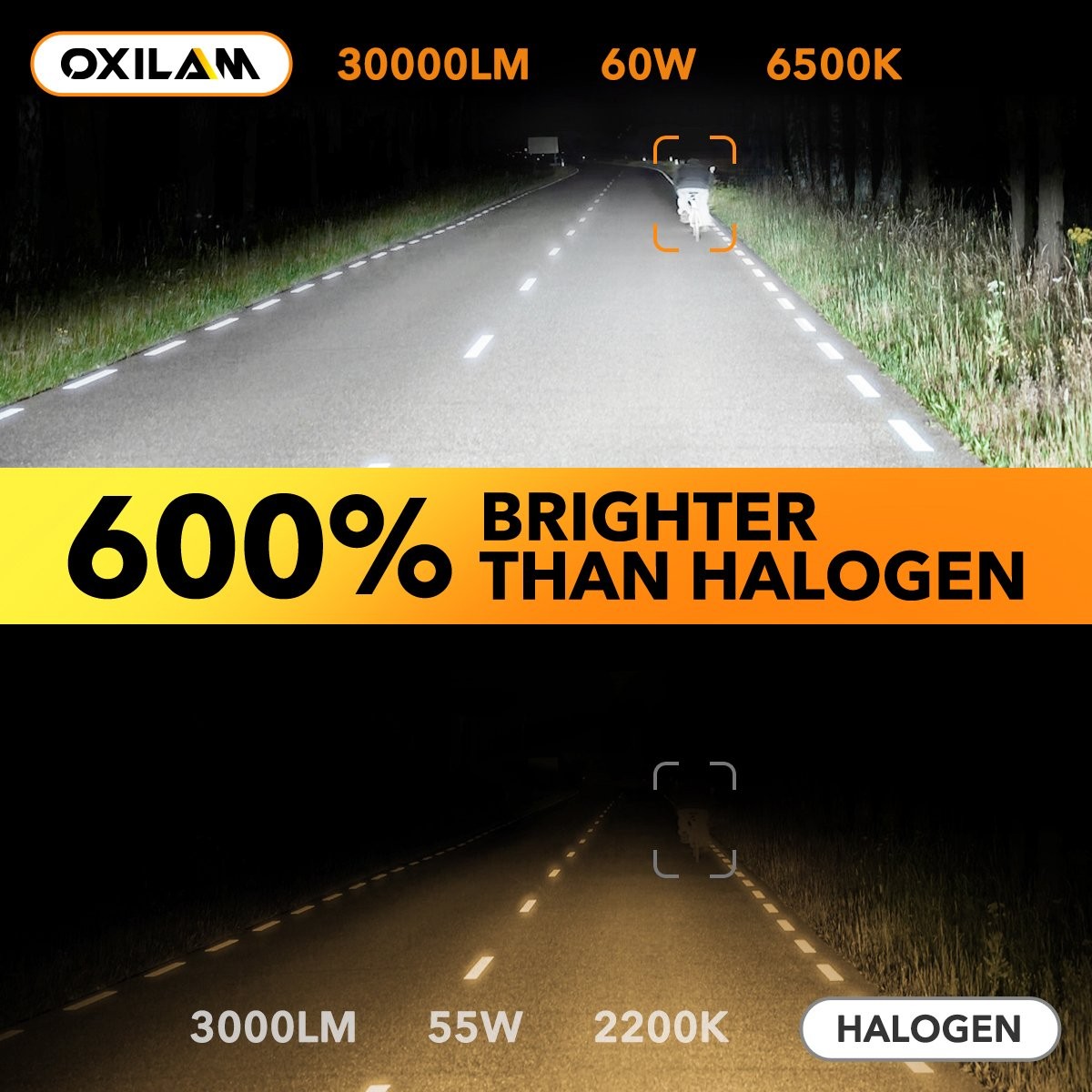 2-20pcs 9007 LED Headlight Bulbs High Low Beam White Lamp Super Bright 6500K Q36