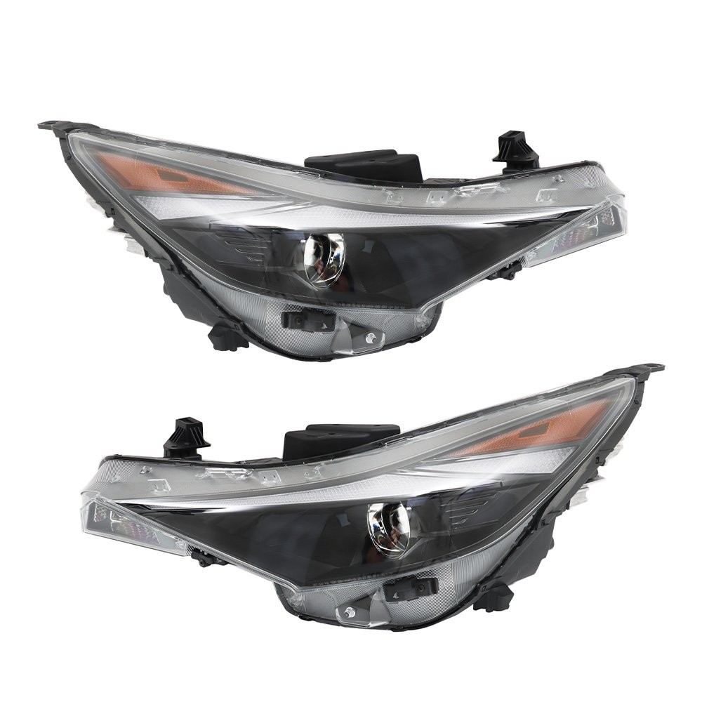 LABLT Headlights For 2021 2022 Hyundai Elantra Halogen W/LED DRL Left+Right Side