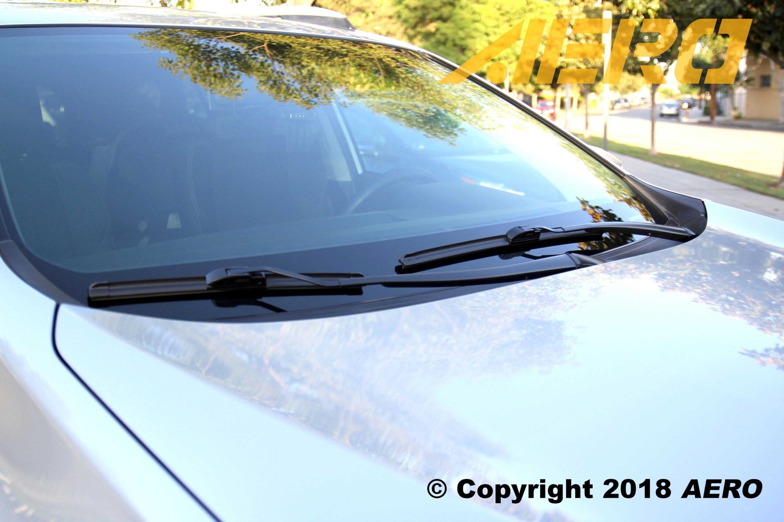 AERO 22″+20″ OEM Quality Beam Windshield Wiper Blades + Extra Refills (Set of 2)