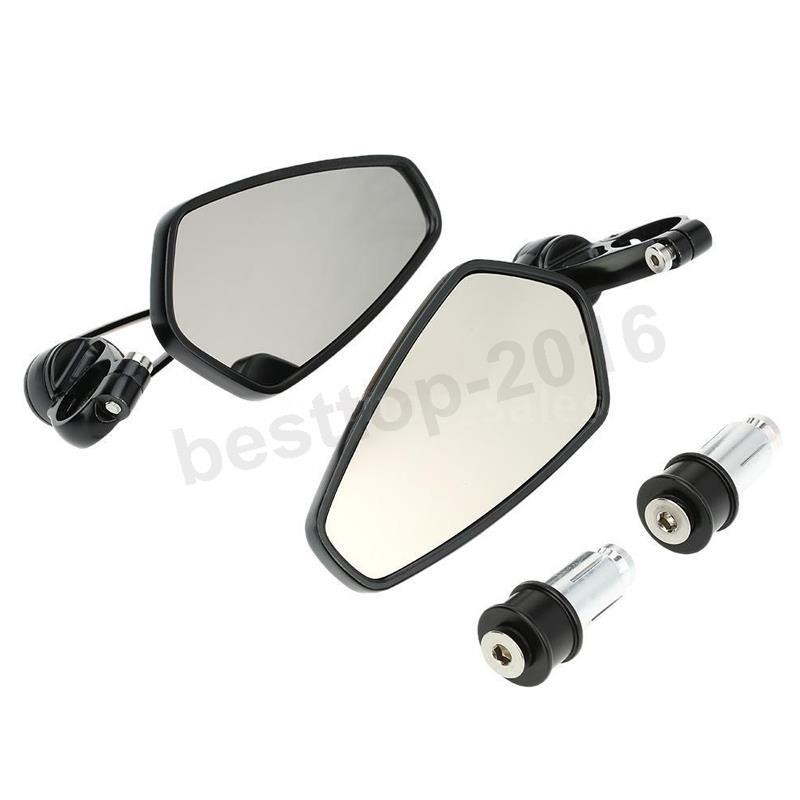 For Ducati Panigale 1199 Specific Model Black Bar End Mirror Easy Installation