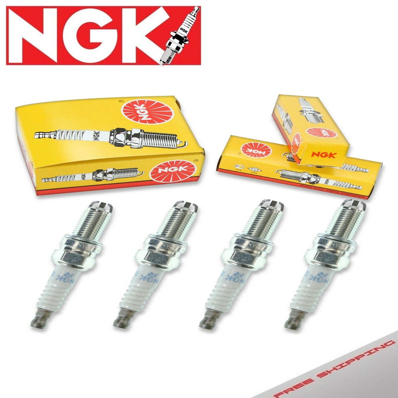 4 x Spark Plugs Made in Japan NGK Standard 7131 BPR6ES 7131 BPR6ES Tune Up Kit
