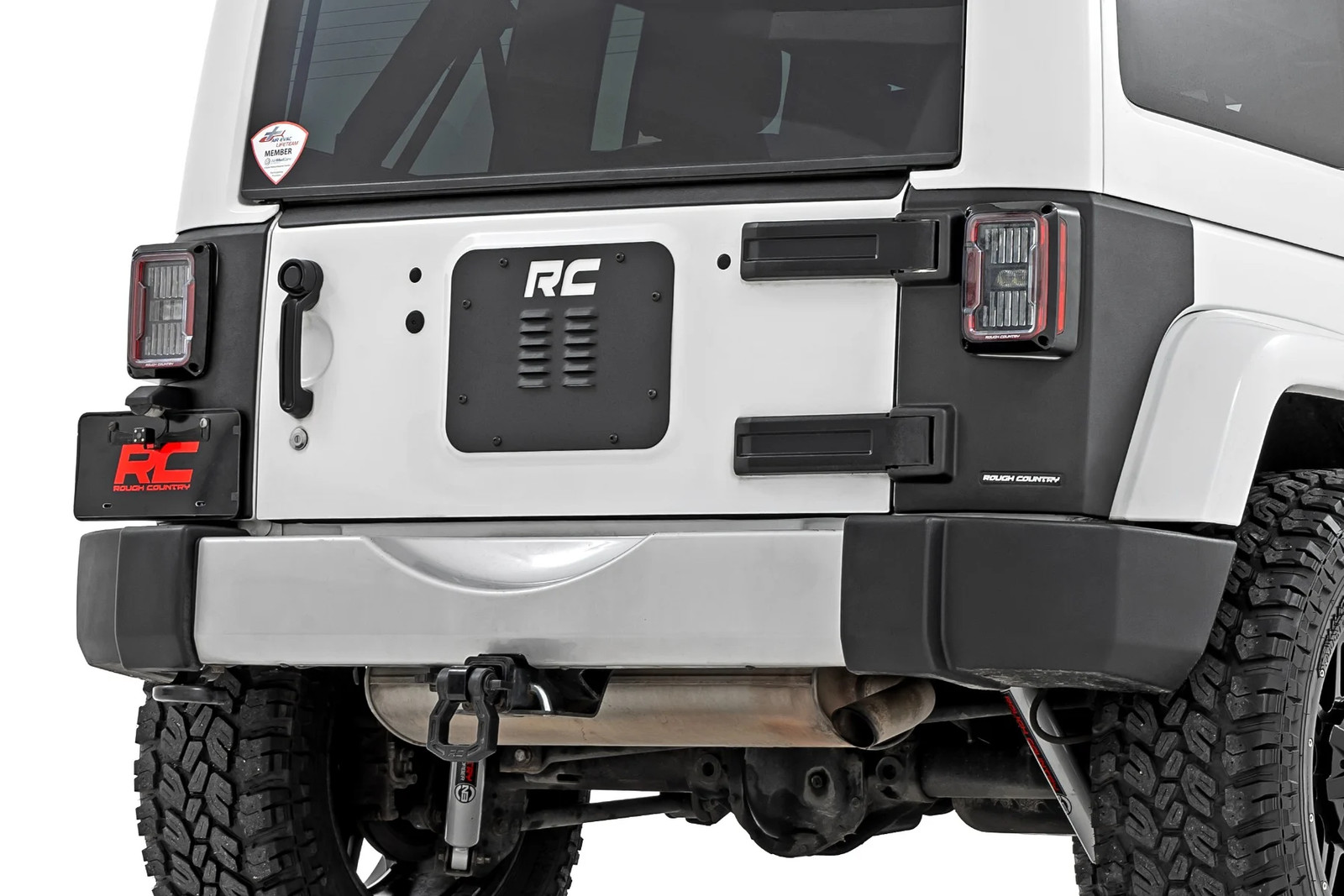 Rough Country Rear Corner Trail Cladding for 2007-2018 Jeep Wrangler – TC13022