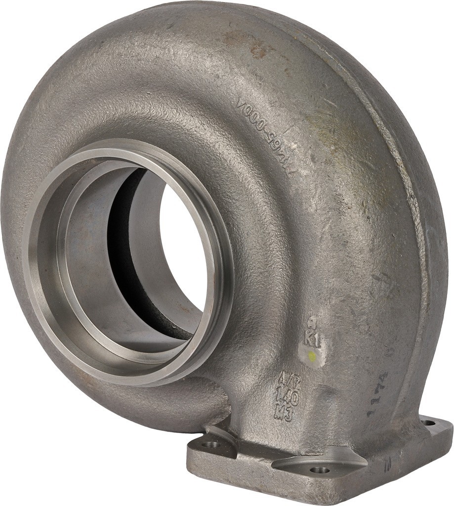 761174-0004 Turbine Housing GT55, T6 Open / V-band Out 1.40A/R – Garrett