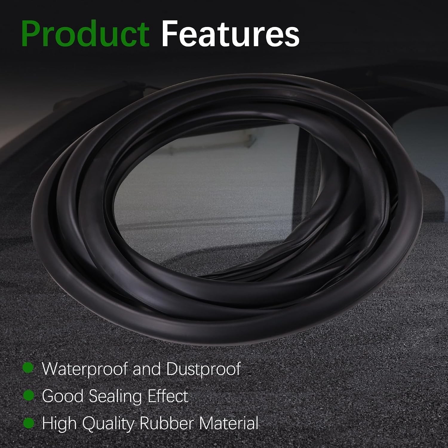 Sunroof Glass Seal Weatherstrip 5L1Z-7851884-AA For Ford F-150 F-250 F-350 F-450