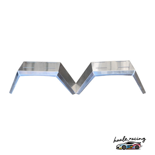 10″x43.3″x17.35″ Aluminum Smooth Flat Top Boat Trailer Fenders Pair