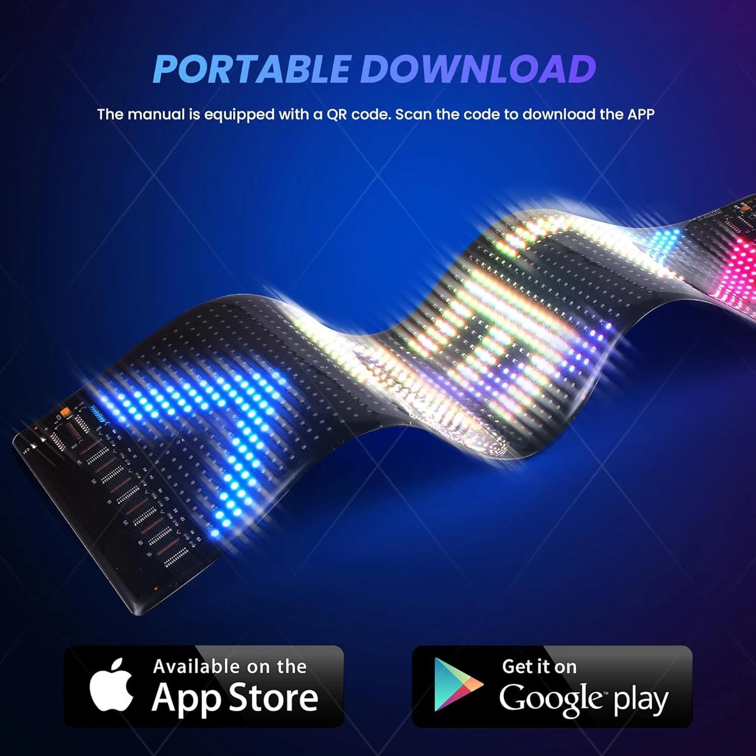Customizable LED Pixel Screen, USB Programmable Display for Car & Shop Sign