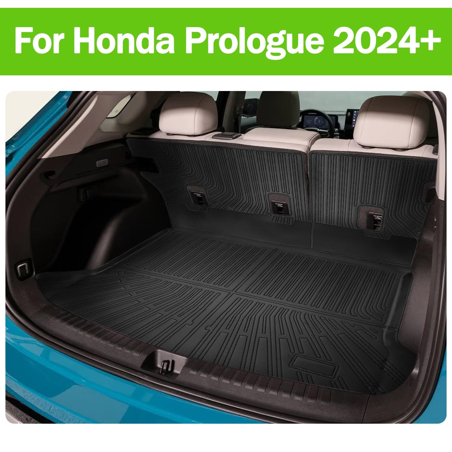 Cargo Mat Backrest Mat for 2024 2025 Honda Prologue Trunk Cargo Liner TPE
