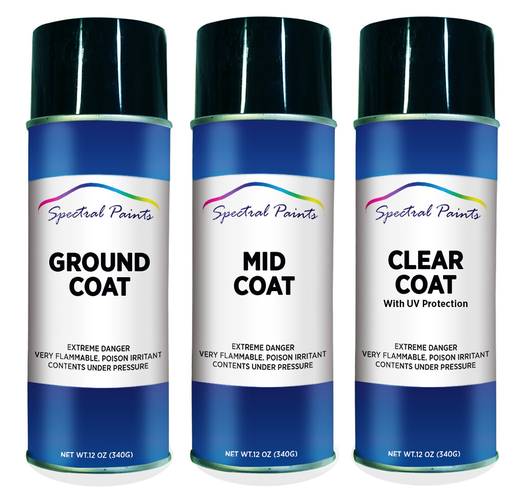 For GMC WA140X Abalone White Pearl Spray Paint & Clear Compatible