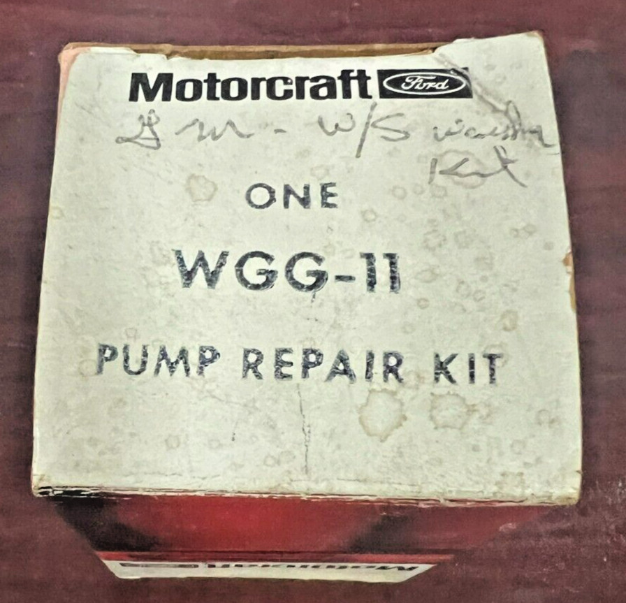 Ford Motorcraft WGG-11 Pump Repair Kit MSRP: $24.00