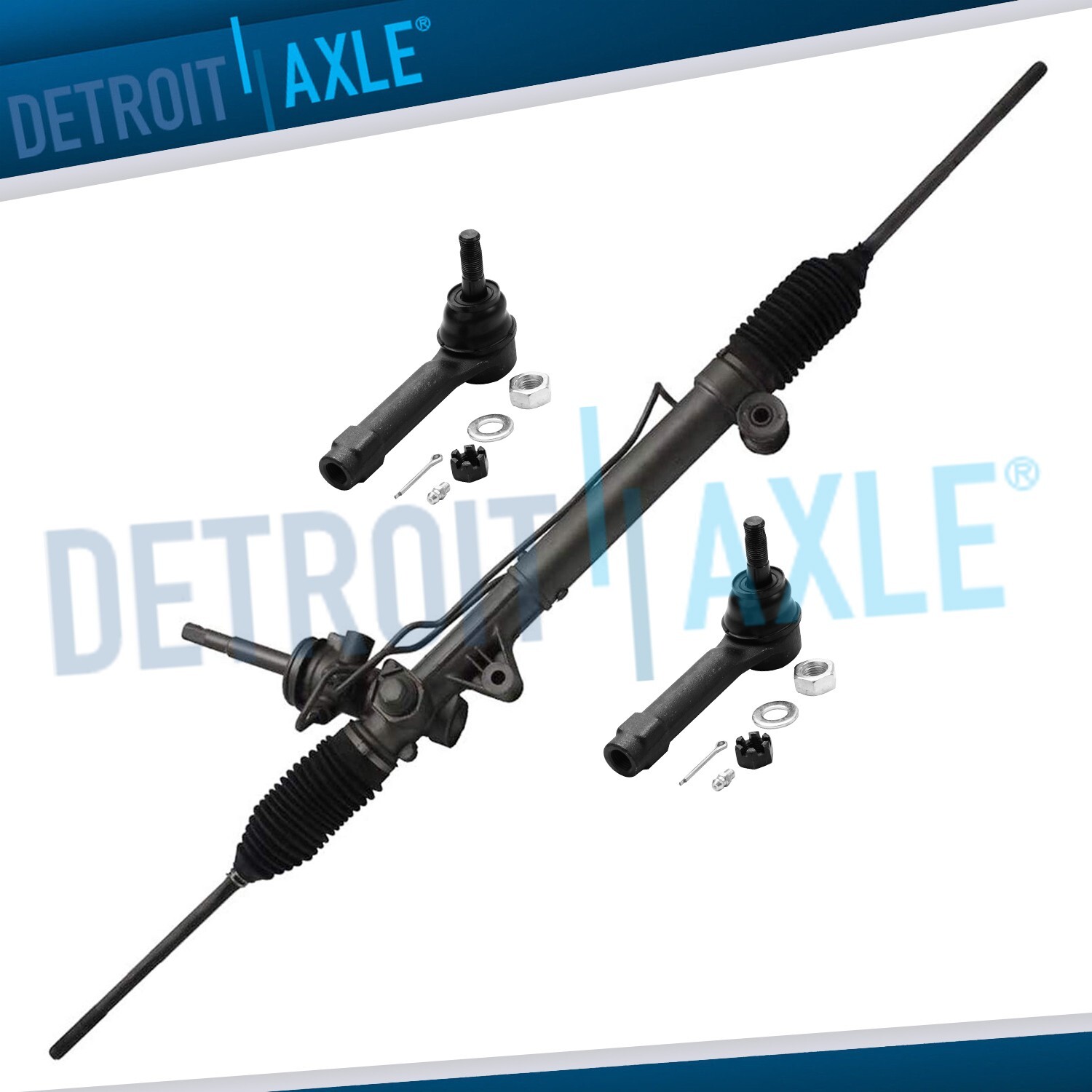 FWD Power Steering Rack and Pinion + Tie Rod for Chevy Venture Pontiac Montana