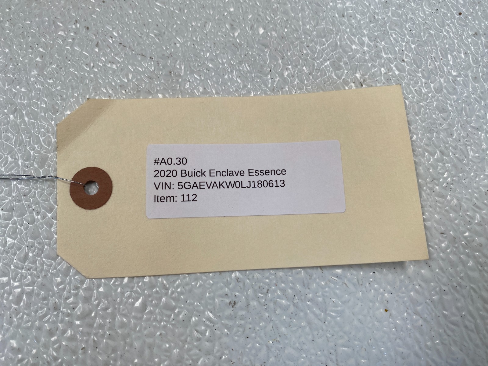 2018-2021 BUICK ENCLAVE REAR WIPER MOTOTR WINDOW OEM #A0.30