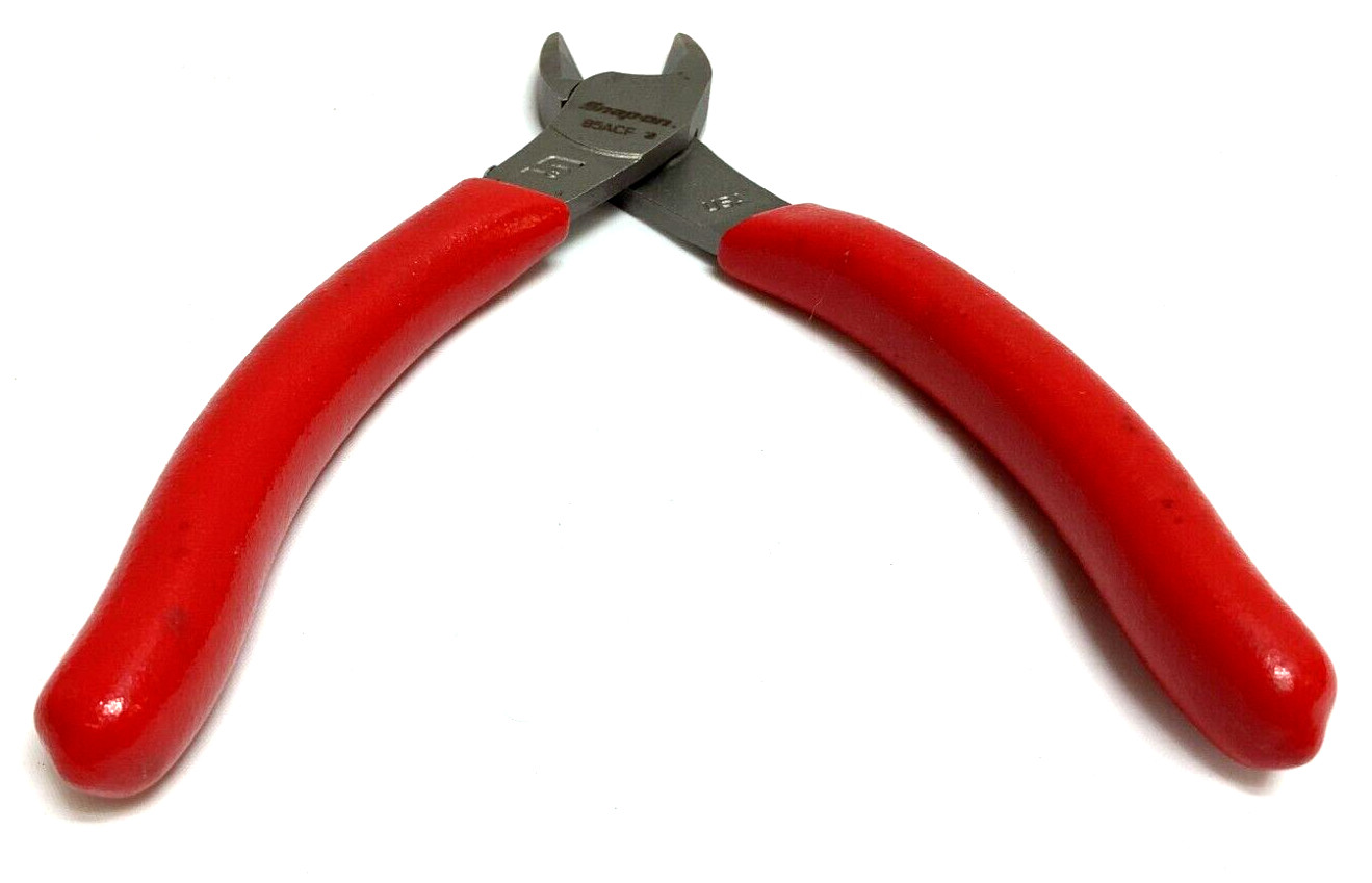 New Snap-on™ 85ACF VectorEde Diagonal Cutters Pliers 5″ Red Vinyl Grip