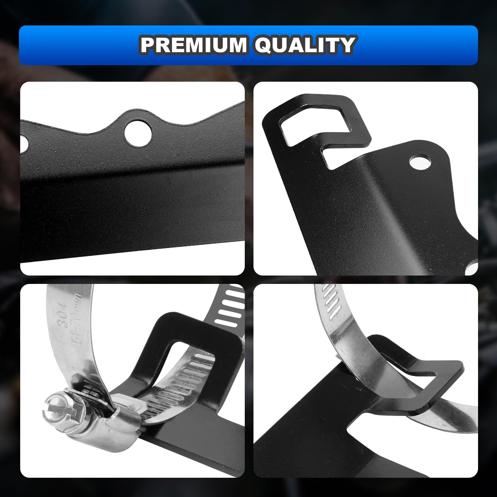 Universal Reservoir Shocks Mounting Bracket Kit For 2.0/2.5 Diameter Reservoir