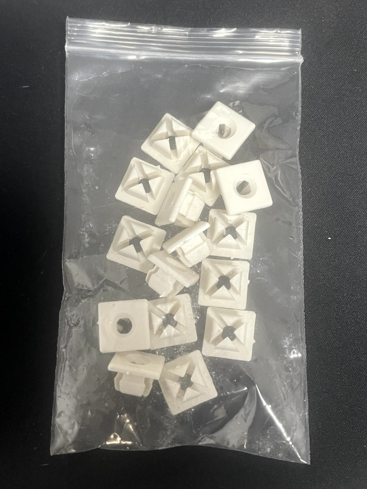 License Plate Screw Insert, Universal #14 White Plastic Nylon Nut (16 Pack)