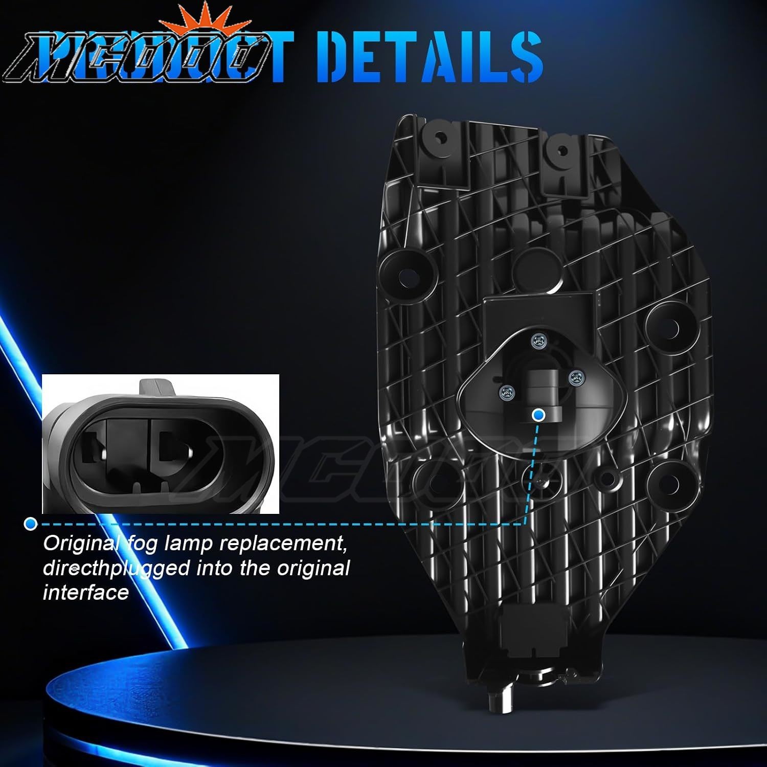 For Ford F250 F350 F450 F550 Super Duty 2011-2016 Fog Lights Driving Lamps, Pair