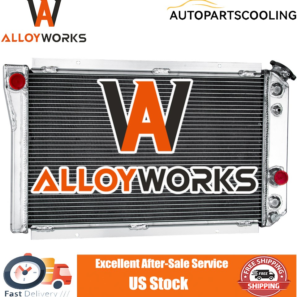 4 Rows ALUMINUM RADIATOR Fit For CHEVY 84-90 CORVETTE 1982-2002 S10 BLAZER V8