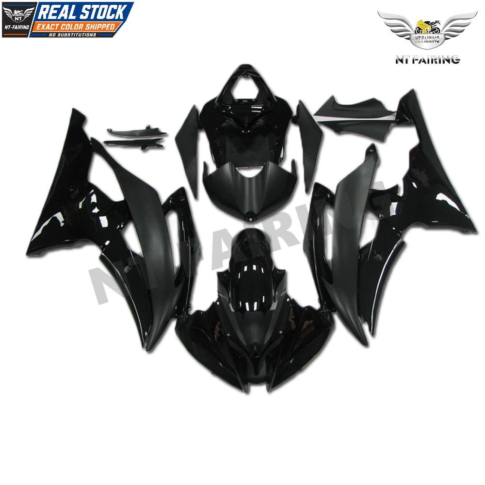 FSM Glossy&Matte Black Injection Mold Fairing for 2008-2016 Yamaha YZF R6 s001