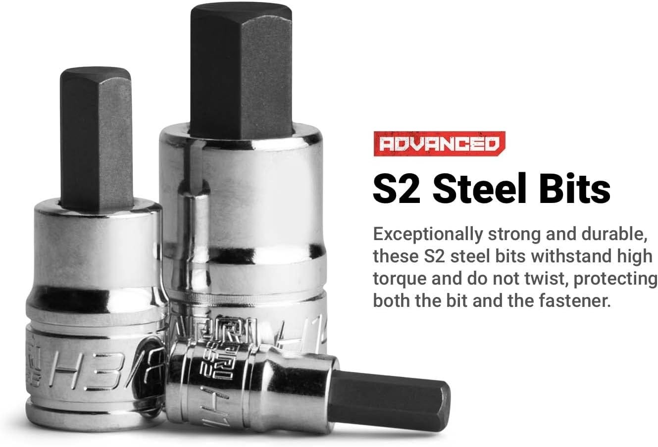 High Torque 7 mm Hex Bit Socket – 3/8-Inch Drive, Precision Engineered S2 Steel
