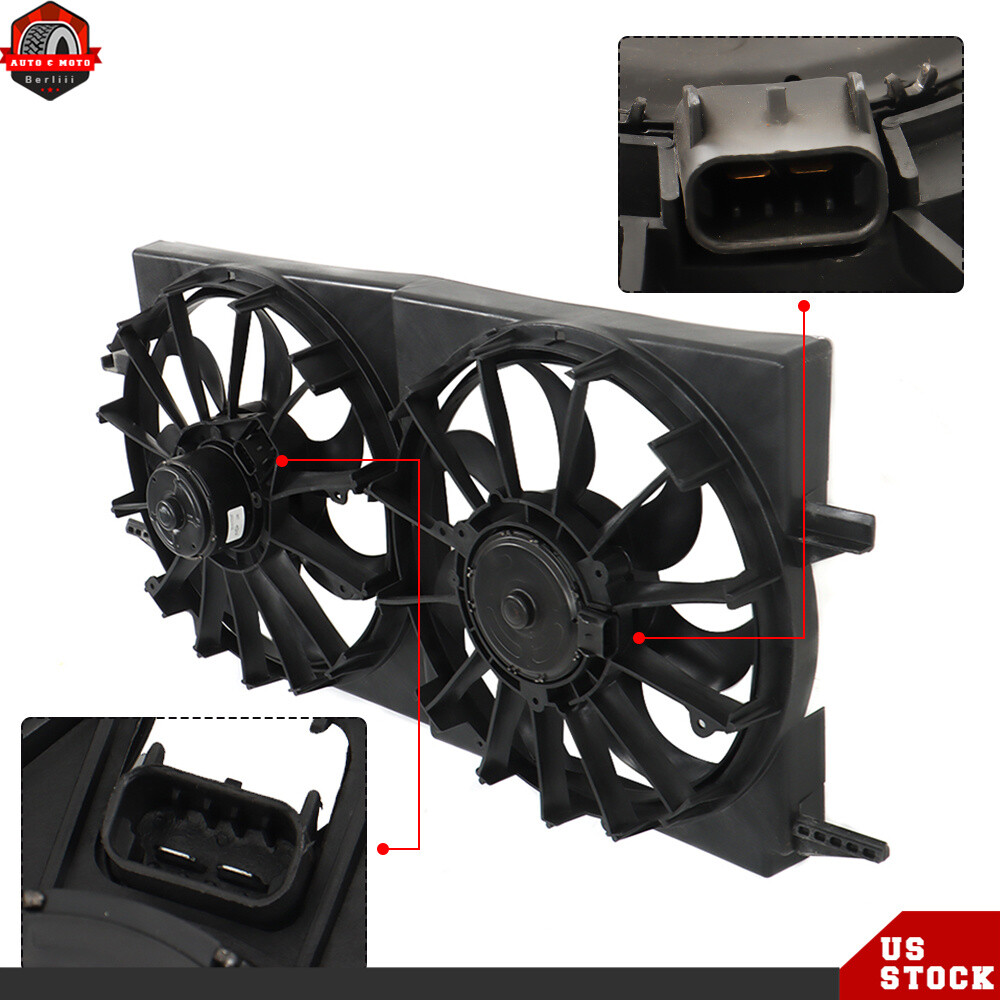 Radiator Cooling Fan Assembly For 1997-2002 Chevrolet Malibu 88986473