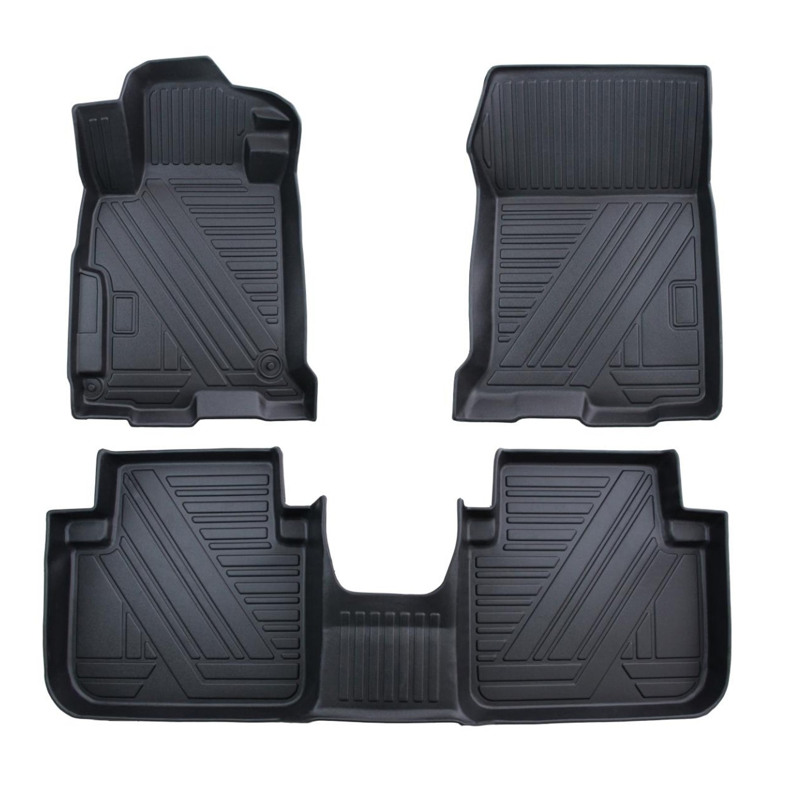 For 2013-2017 Honda Accord Sedan TPE Floor Mats Durable Wear-Resistant