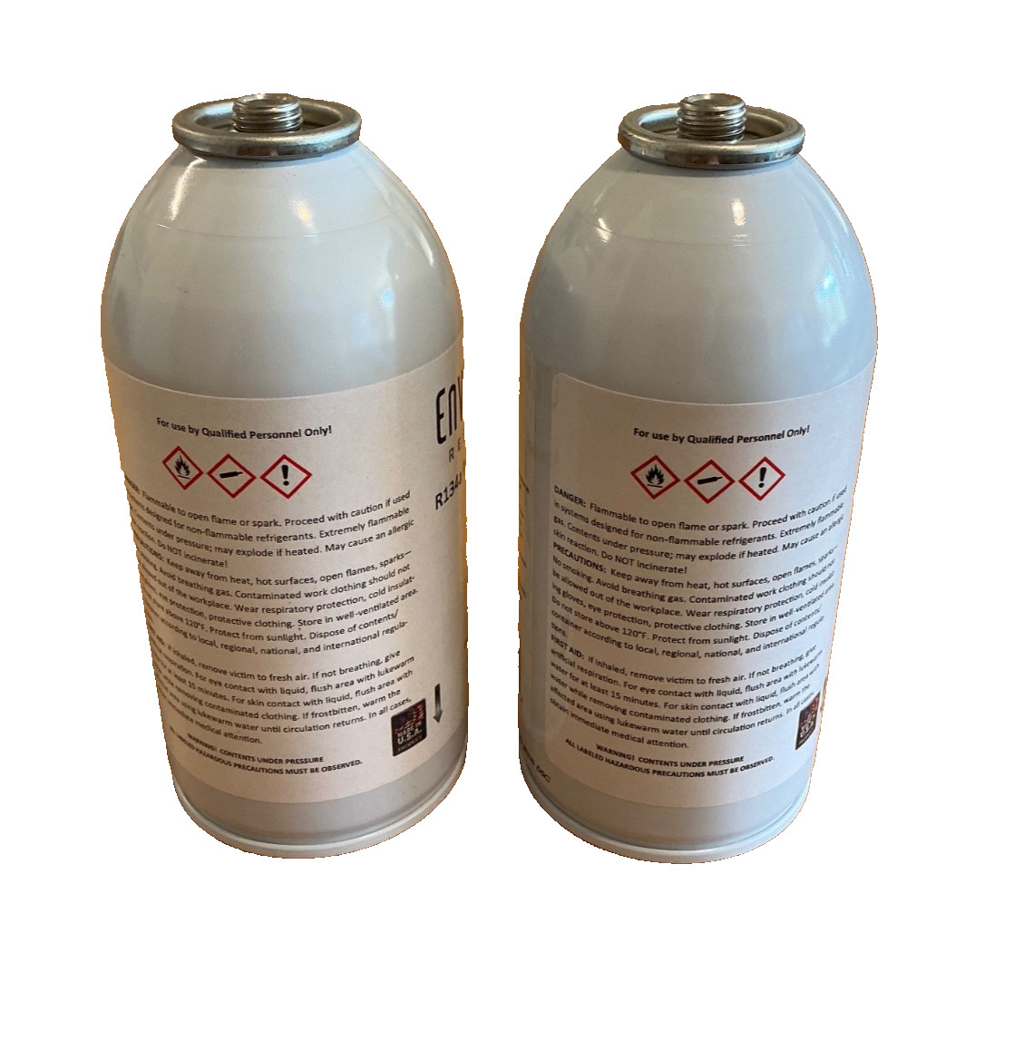 R 134a Refrigerant Replacement with UV Dye 6oz. Cans (2 Pack)