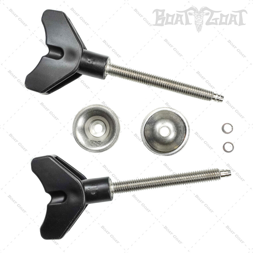 Minn Kota Clamp Screw + Washer Kit – Transom Mount – Stainless – 2881380