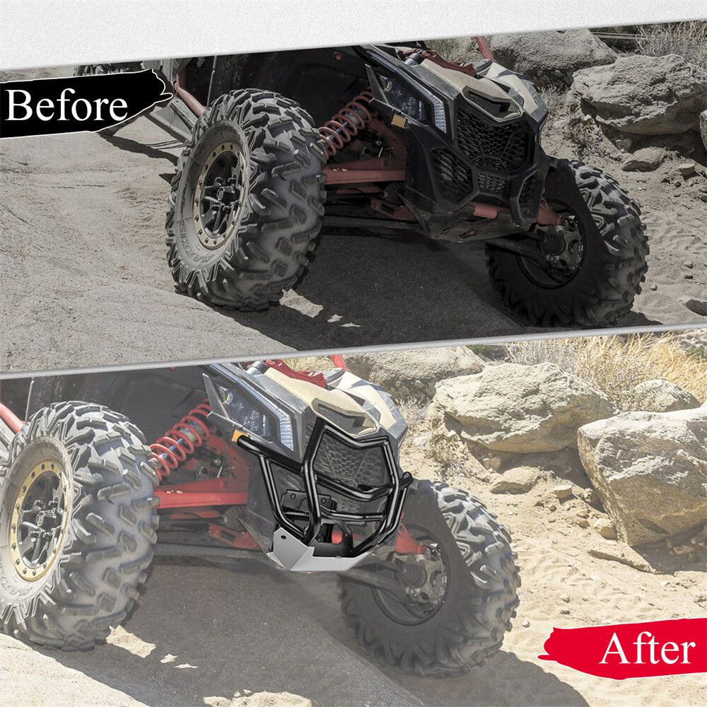Front Pre-Runner Bumper Brush Guard For 2017-2023 Can-Am Maverick X3 & X3 Max