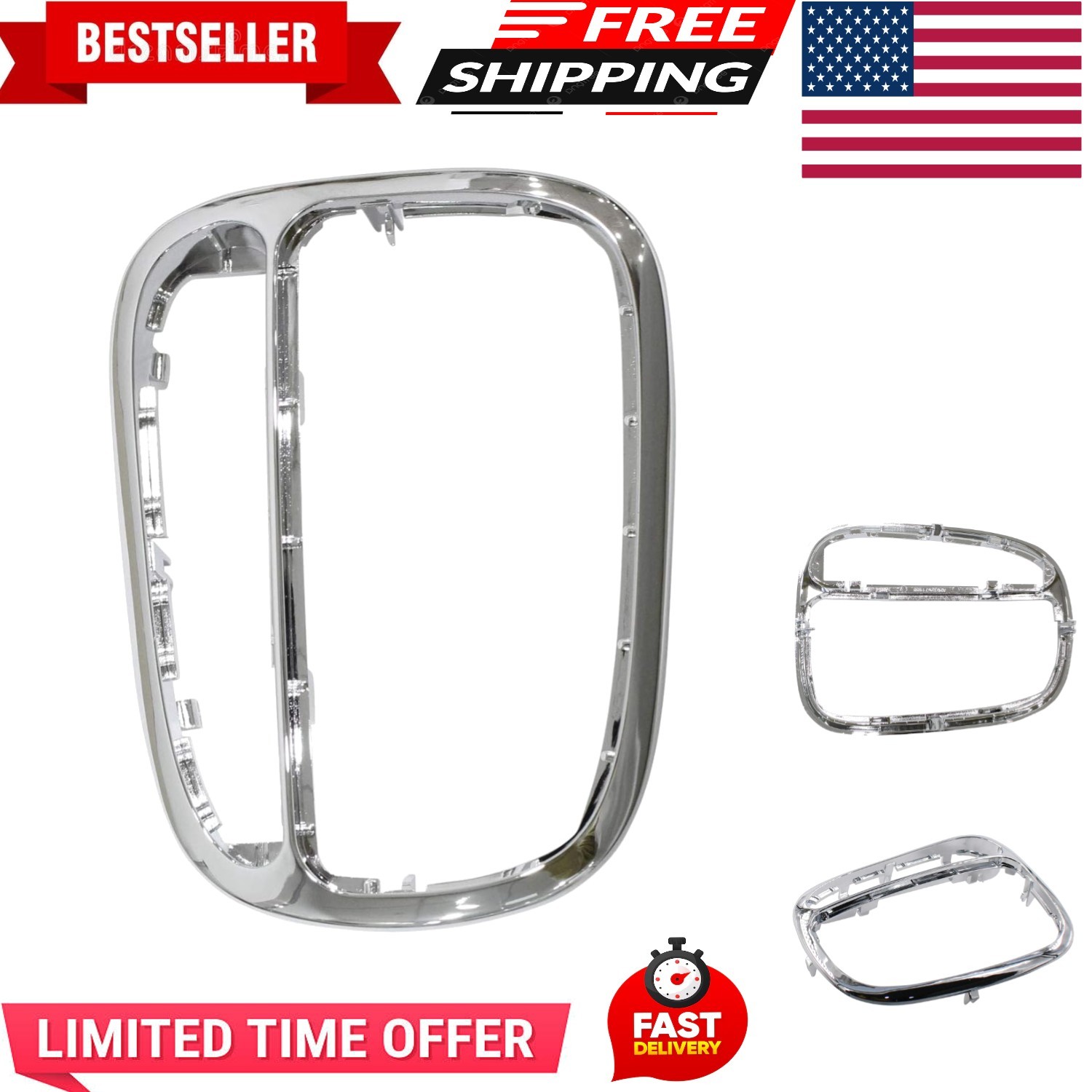 Automatic Mercedes Shift Indicator Chrome Cover – Fits C-Class Models 1998-2009