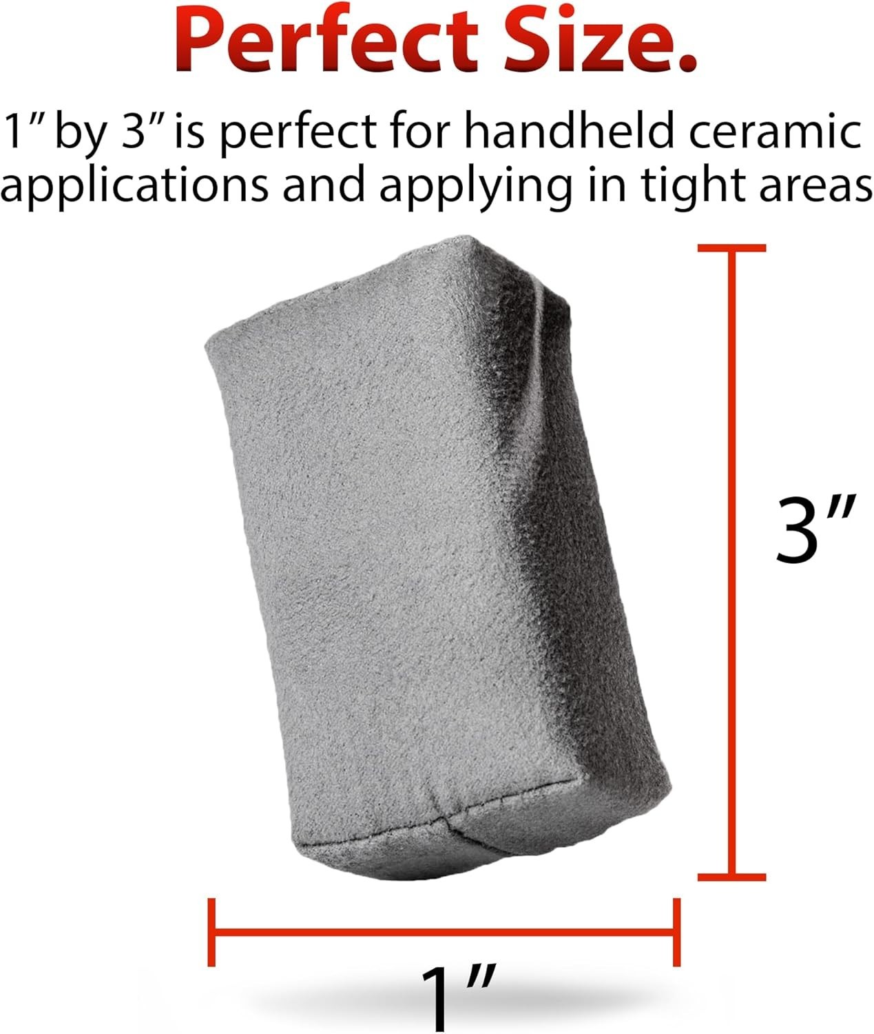Single-Use Suede Applicators 2 Pack – For Scratch-Free Ceramic Application