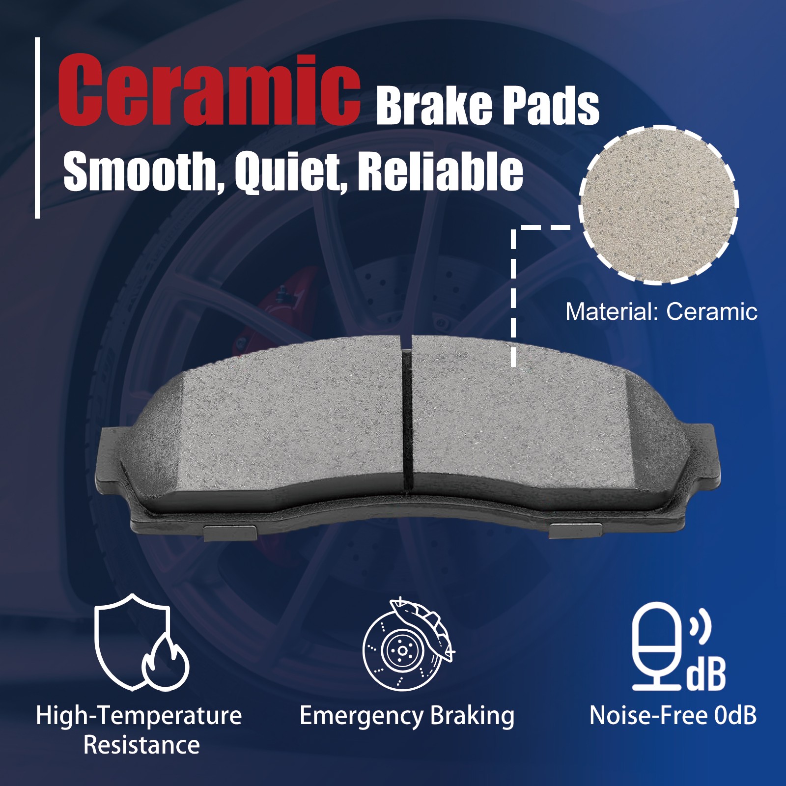 Front Disc Brake Rotors + Ceramic Pads Kit for Infiniti G35 AWD Brake Pads kit