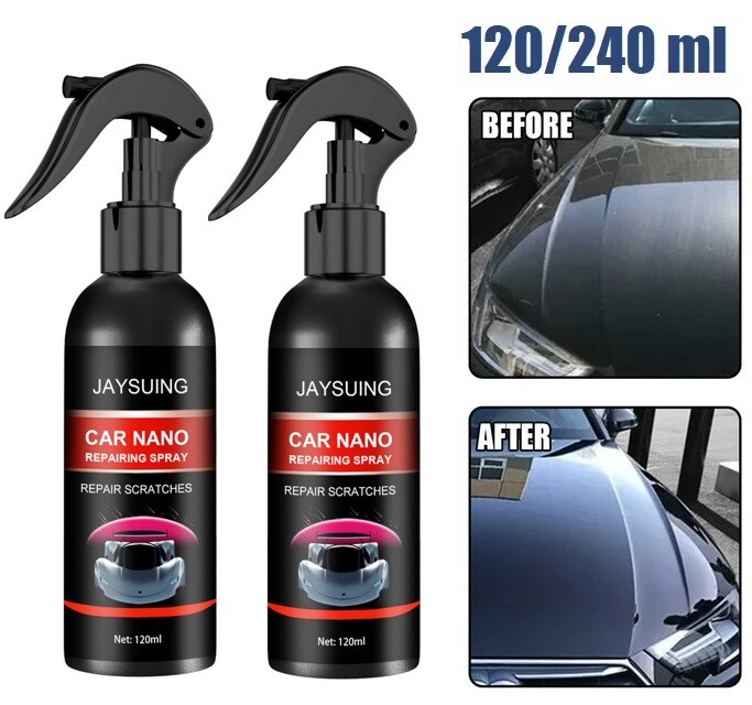2× Car Scratch Repair Nano Spray Scratch Remove Ceramic Coating Paint Sealant US