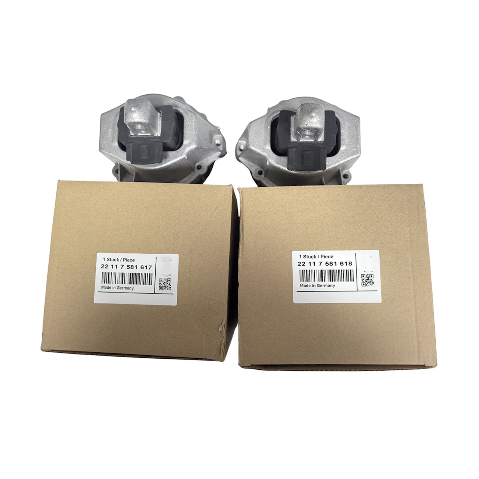 2Pcs OEM For BMW 330i Engine Motor Mount Left+Right 22117581617 22117581618 NEW