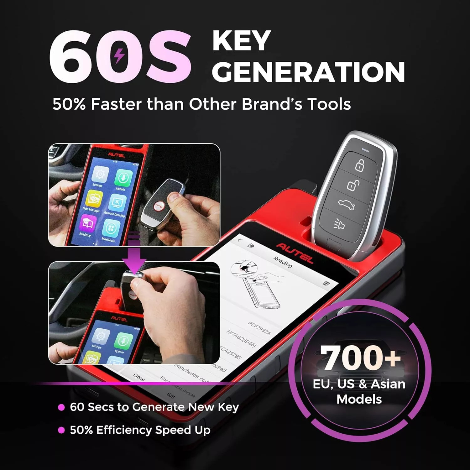 2025 Autel MaxiIM IM608 PRO II Kits IMMO Key Programming Diagnostic Scanner Tool