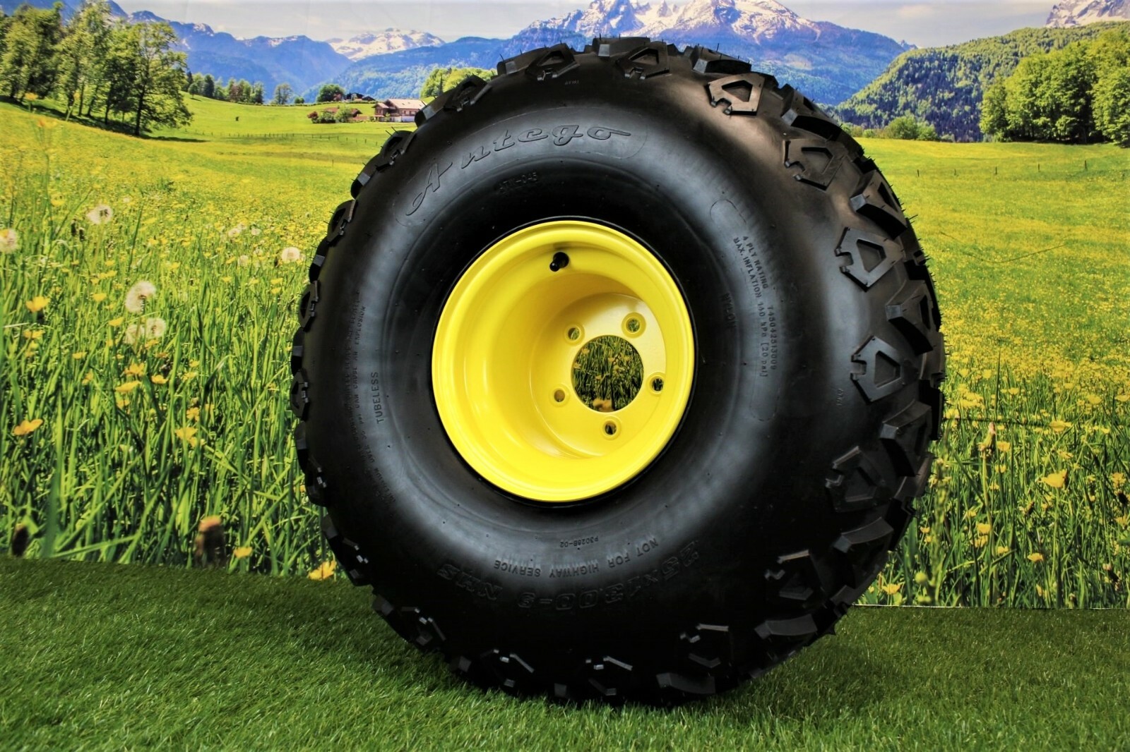 (1) John Deere Gator 25×13.00-9 Rear Wheel & Tire Assy Replaces AM143569 M118819
