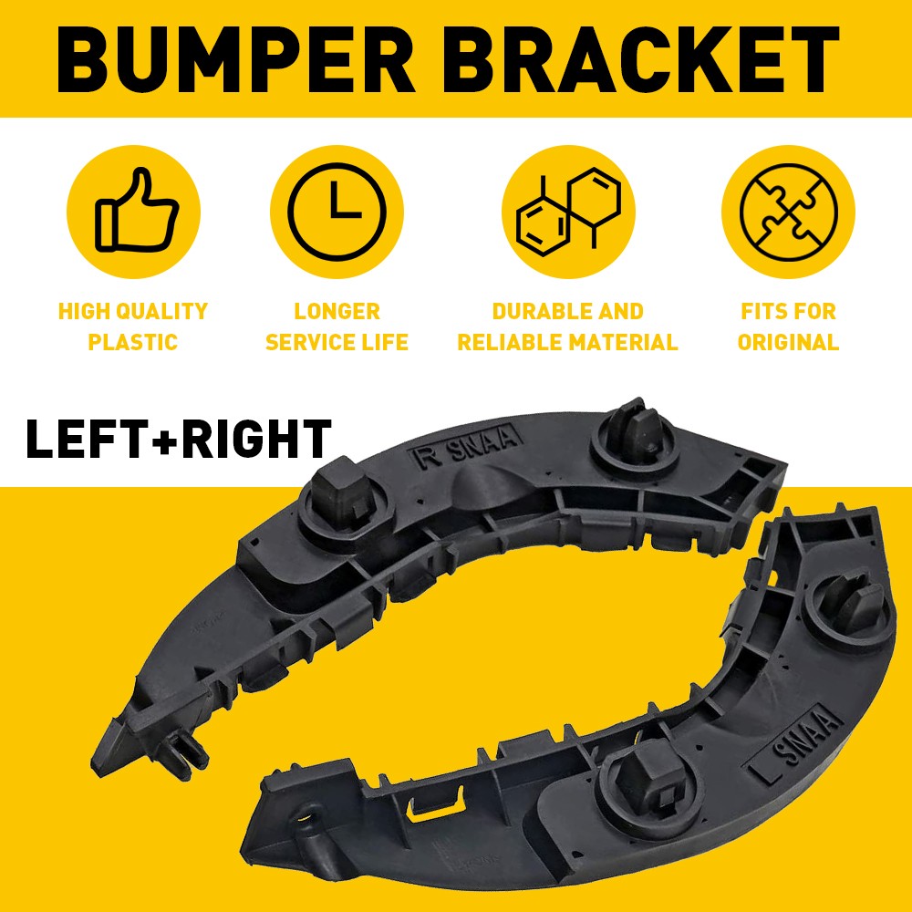 Front Bumper Support Brackets left+right Side For 2006-11 Honda Civic Sedan 2-6X