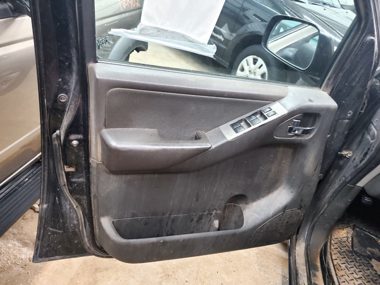 Driver Side View Mirror Power Black Textured Fits 05-21 FRONTIER 1822165 Exterio