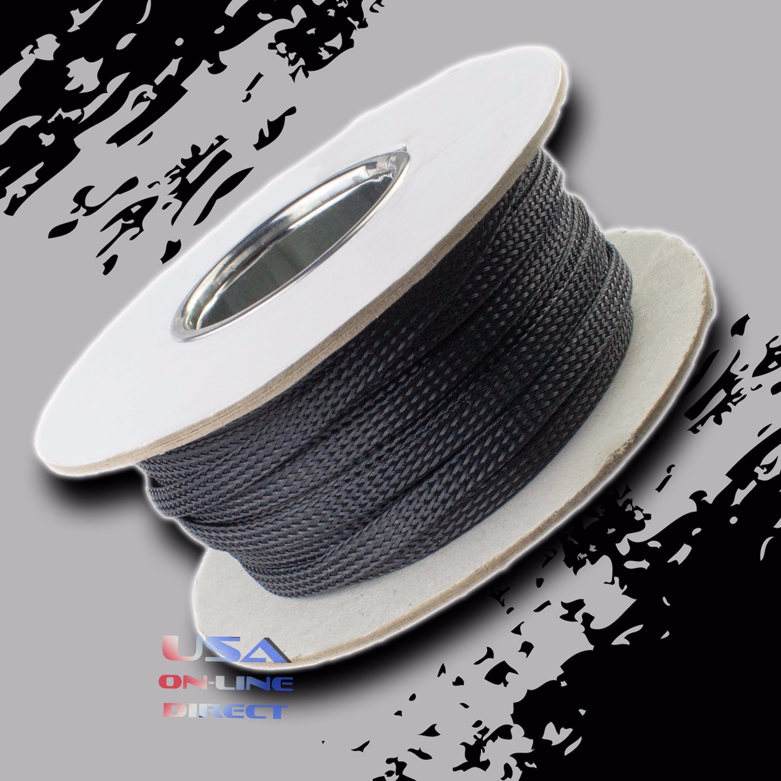 3/16″ 100ft. Expandable Braided conduit Wire Cable Weave Sleeve hose cover tube