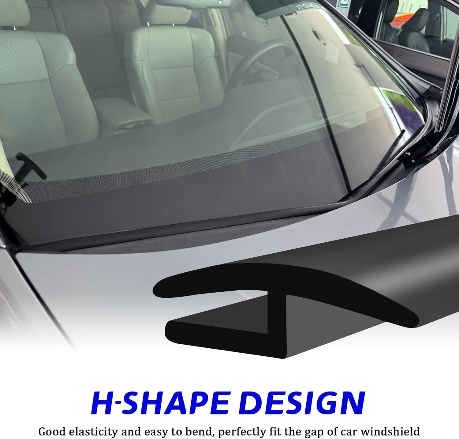 6ft For Ford Accessories Windshield Cowl Edge Seal Strip Rubber Molding Trim