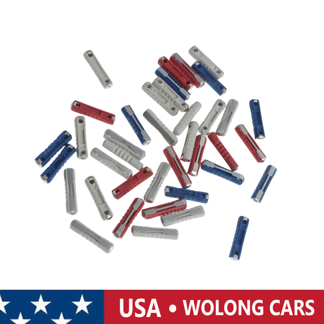Set of 40 Torpedo Fuse Kirsite for Mercedes W124 W126 W201 R107 420SEL 560SL US