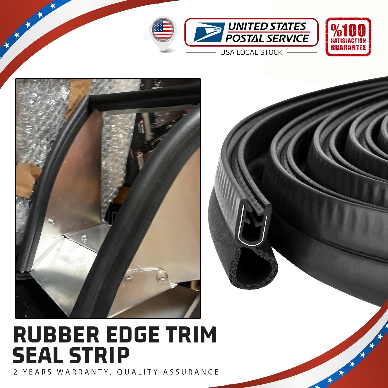 13FT U Shape Rubber Seal Weather Strip Door Edge Moulding Trim For Isuzu Models