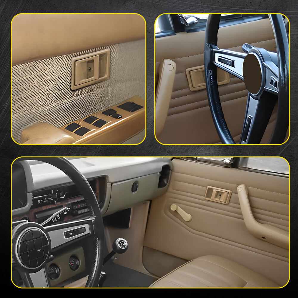 Inside Interior Door Handle Beige Left & Right 2PCS For Toyota Tacoma 1995-2000