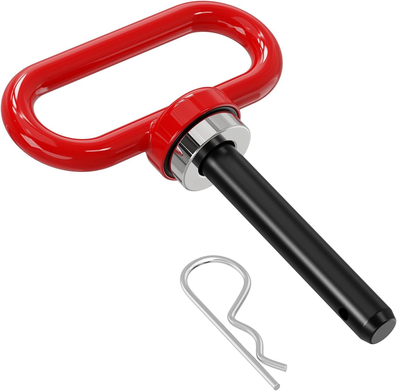 Nilight 1/2 Inch Diameter Ultra Strong Neodymium Magnet Trailer Hitch Pin Red