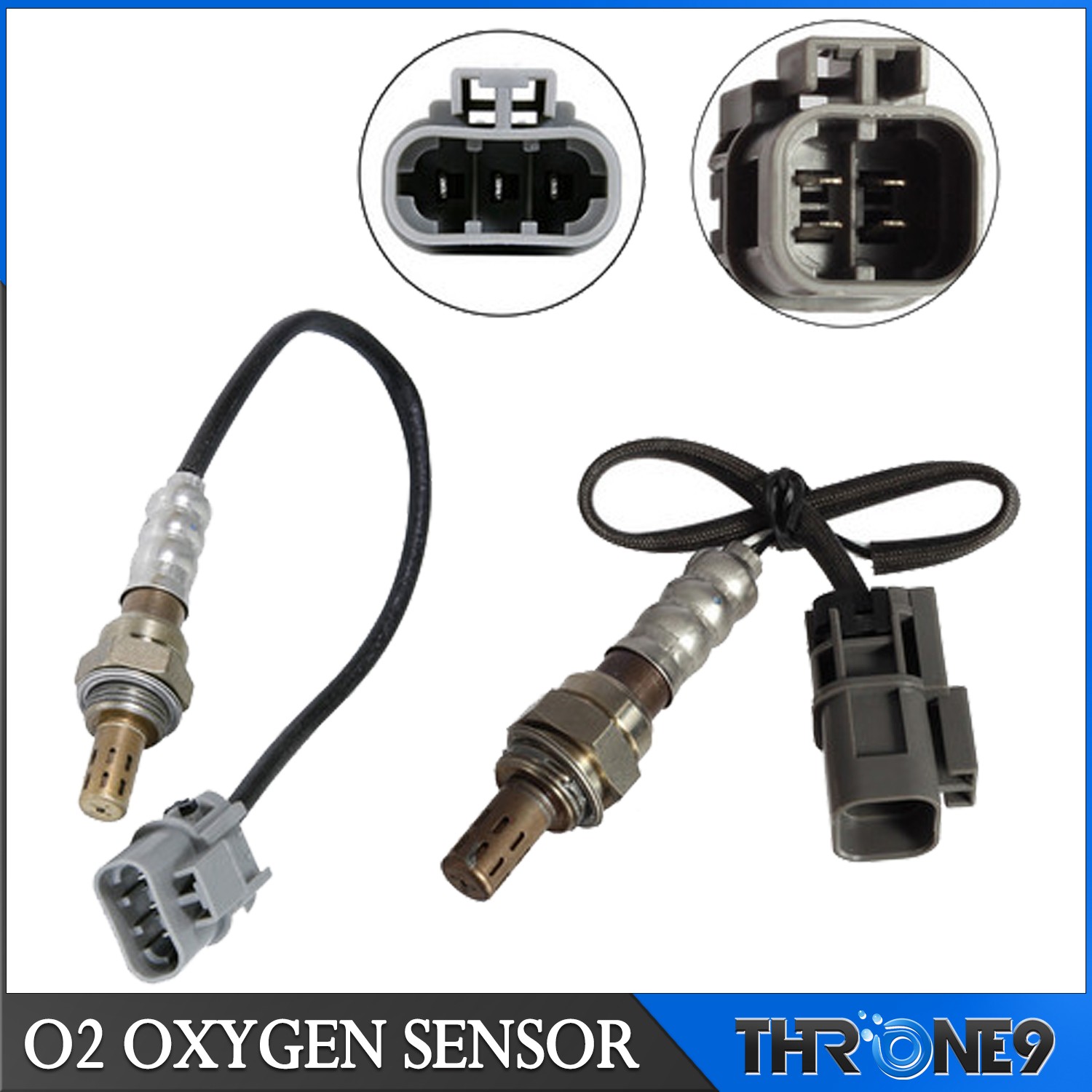2Pcs Up&Downstream Oxygen Sensor For 1997-1999 Nissan Sentra Sedan 4-Door 1.6L