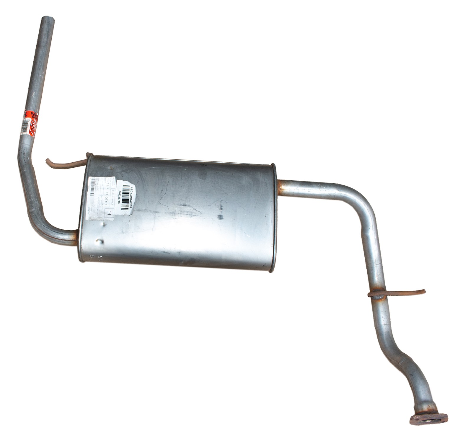 Walker Complete Welded Muffler Assembly Fits 1989-1991 Honda Civic Part ID 55002