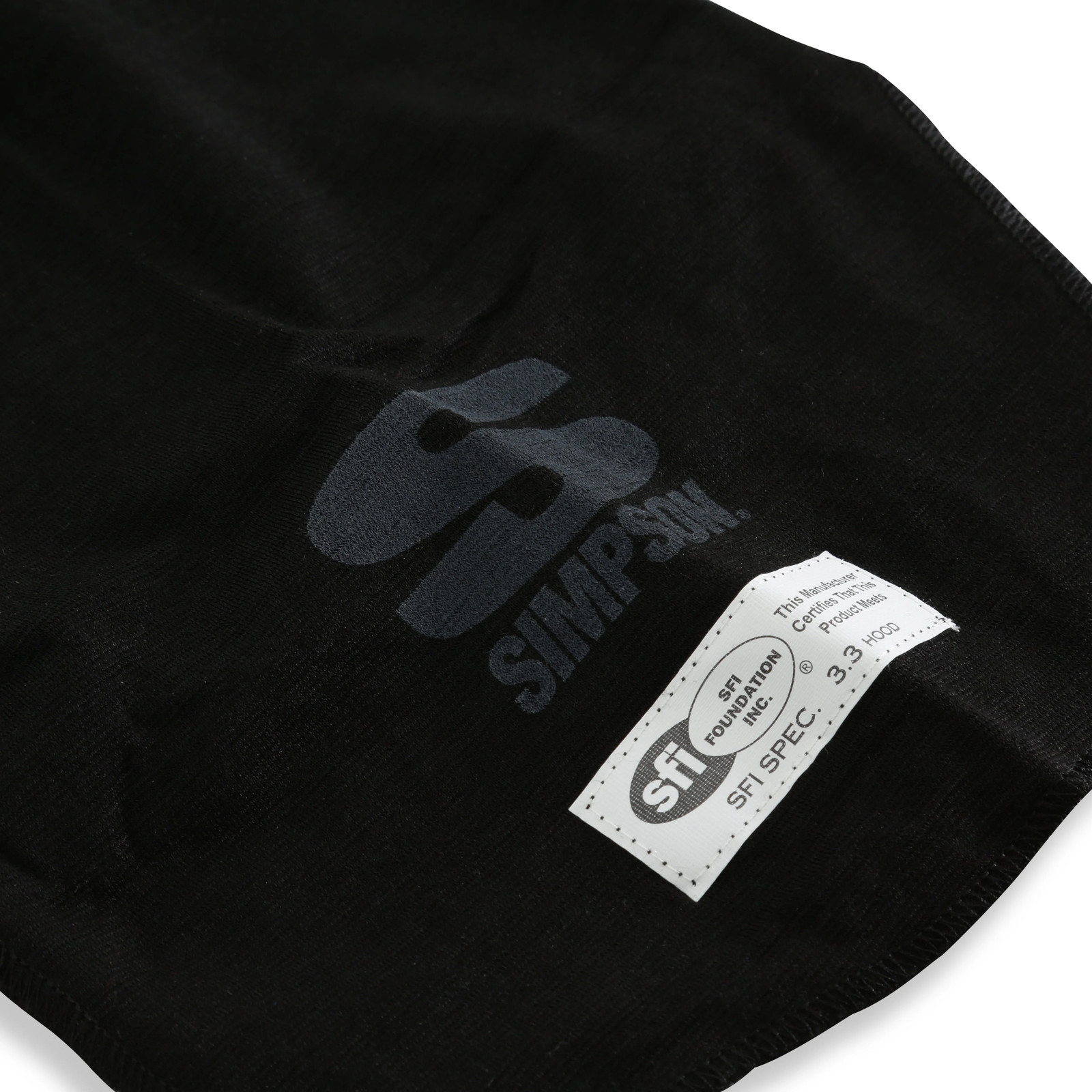 Simpson Racing 23091K Pro-Fit Headsock – Single Eye Balaclava – Black – Each