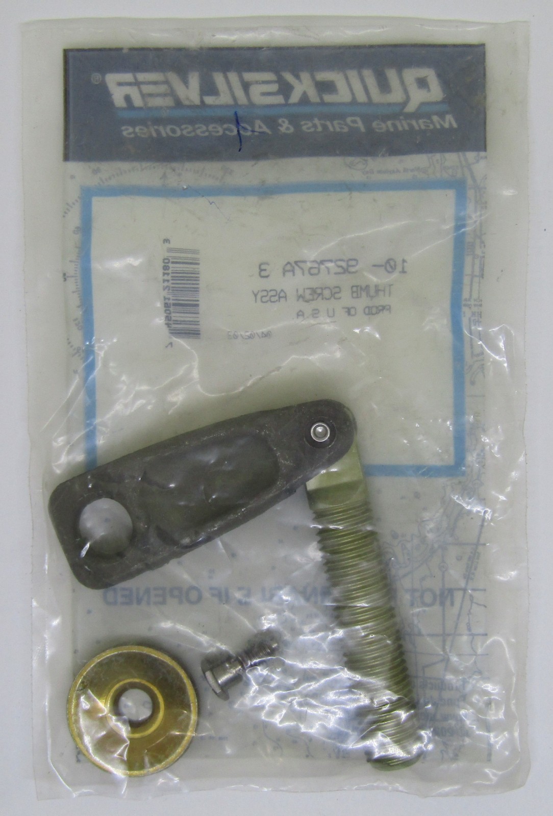 New Quicksilver Mercury Marine Boat OEM Thumb Screw Part No. 10-92767A 3