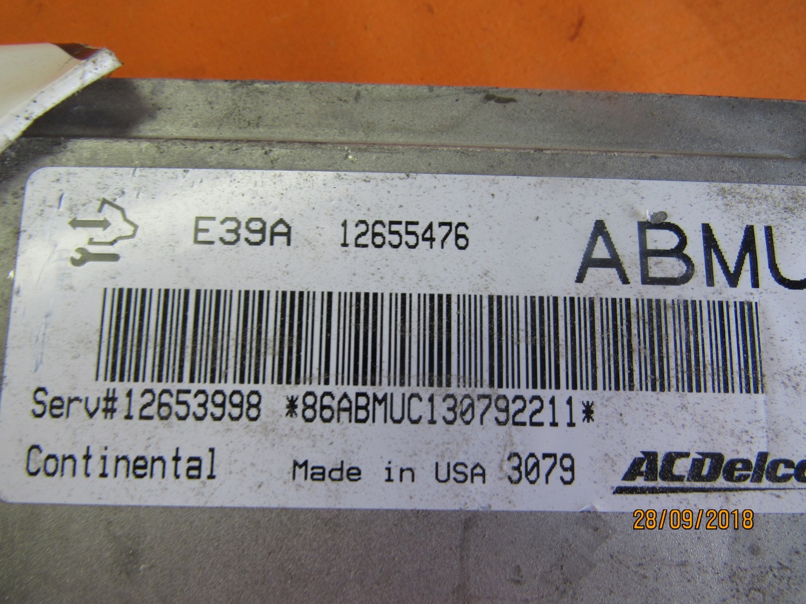 2013 2014 2015 Chevrolet Equinox Engine Control Module Computer ECM ECU 12655476
